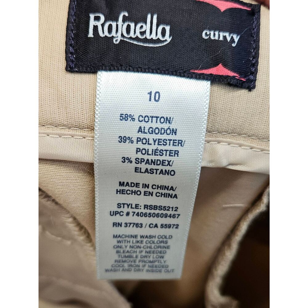Rafaella Tan Capri Pants Womens Size 10 NEW TAGS - Picture 6 of 8